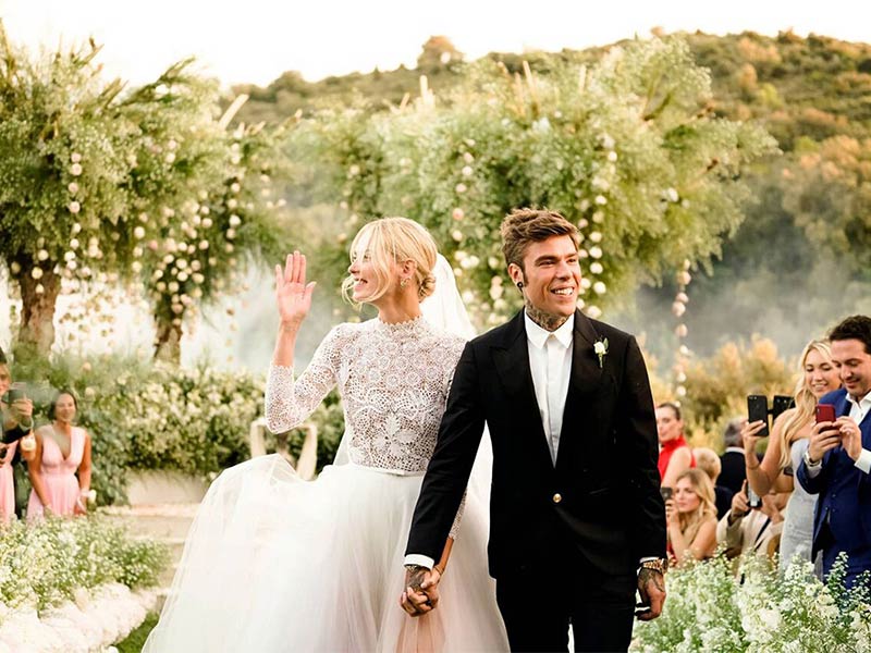 زفاف المصممة الإيطالية كيارا فيراني يضاهي زفاف ميغان ماركل وهاري